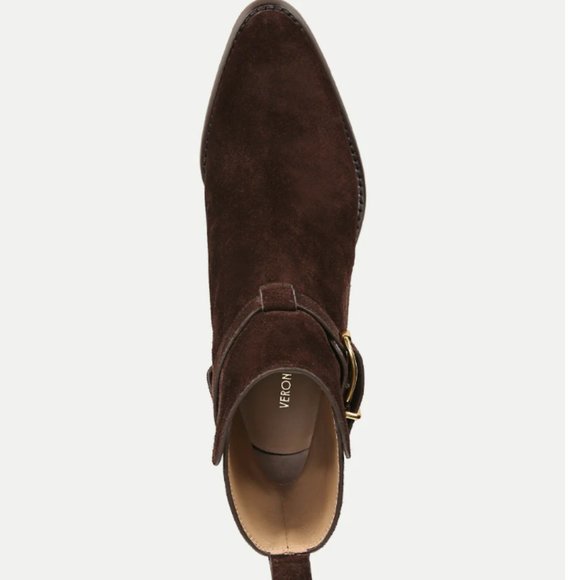 NIB Veronica Beard Sohelia booties, brown suede, size 8 - Picture 4 of 15